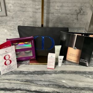 Dior Cosmetic Bag‎ & Skin Care Beauty Bundle